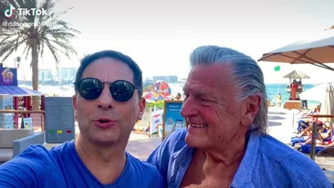 Imagini de senzație cu Dan Negru și Florin Piersic. Cum s-au filmat cei doi în Dubai