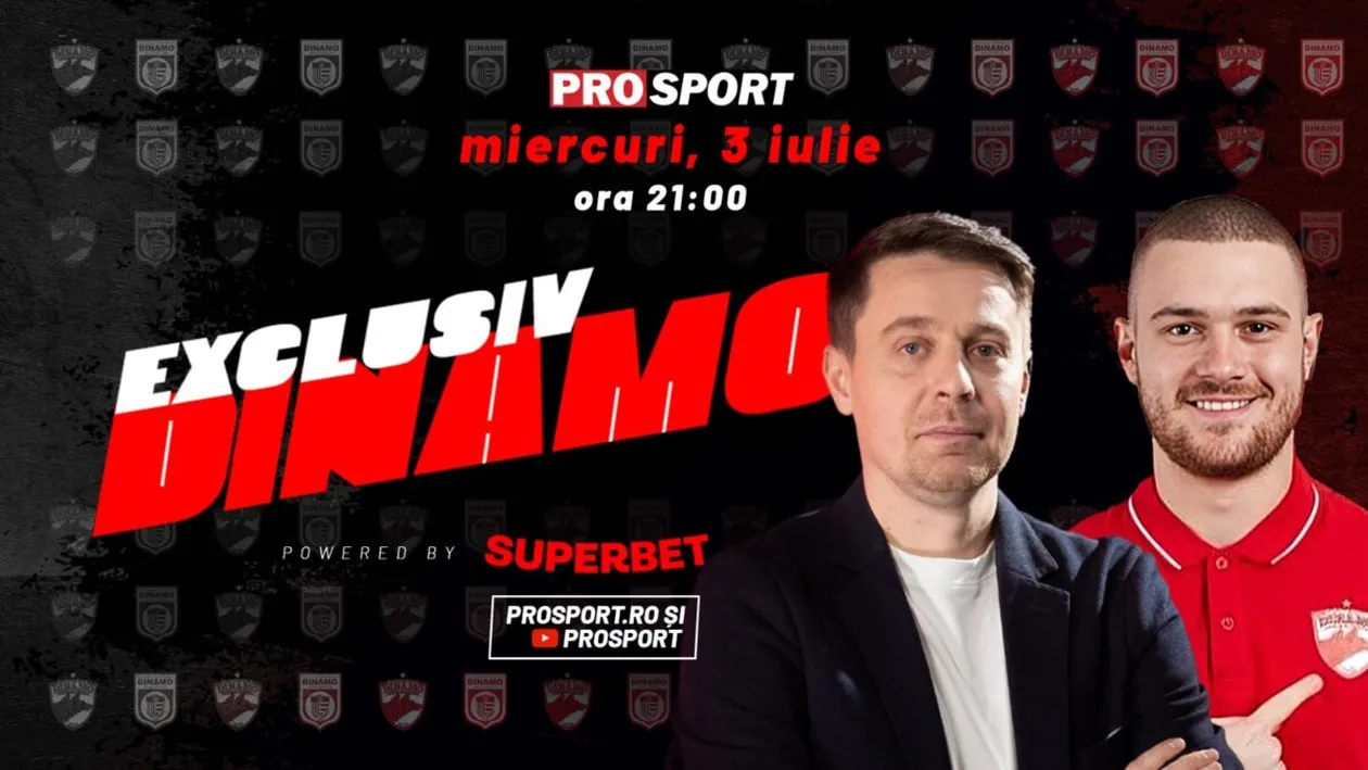 EXCLUSIV DINAMO, miercuri, de la ora 21. Andrei Bendeac, membru în departamentul de scouting, este invitatul ediției