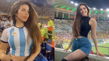 Cum arată cea mai iubită profesoară din lume de către fotbaliști. Apariția ei „topește” și scaunele de pe stadion. GALERIE FOTO