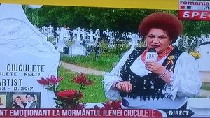 Elena Merişoreanu a vorbit despre zestrea Ilenei Ciuculete chiar în faţa mormântului regretatei artiste