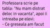 Bancul începutului de vară| Profesoara scrie pe tablă: „Nu mam distrat deloc în vacanță”