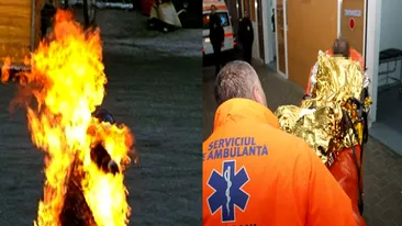 Caz șocant în Pitești! O femeie și-a dat foc și a ajuns în stare gravă la spital