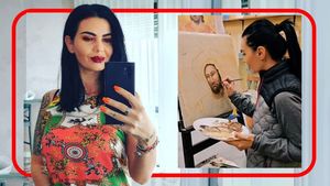 De la makeup-artist, la pictorița vedetelor. Ana Maria Hardon, fenomen internațional |EXCLUSIV