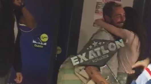 Cea mai emoționantă revedere de la Exatlon! Cum a reacționat Vladimir Drăghia când și-a văzut iubita și fiica la aeroport