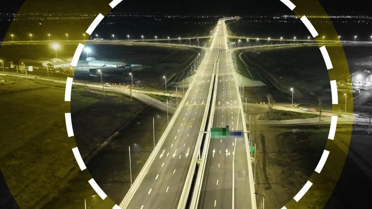 Sigur nu știați asta! De ce este luminată aproape în totalitate Autostrada  Pitești – Curtea de Argeș | EXCLUSIV