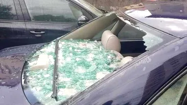 Dezastru în județul Sălaj! Au fost căderi de grindină cât o minge de ping-pong