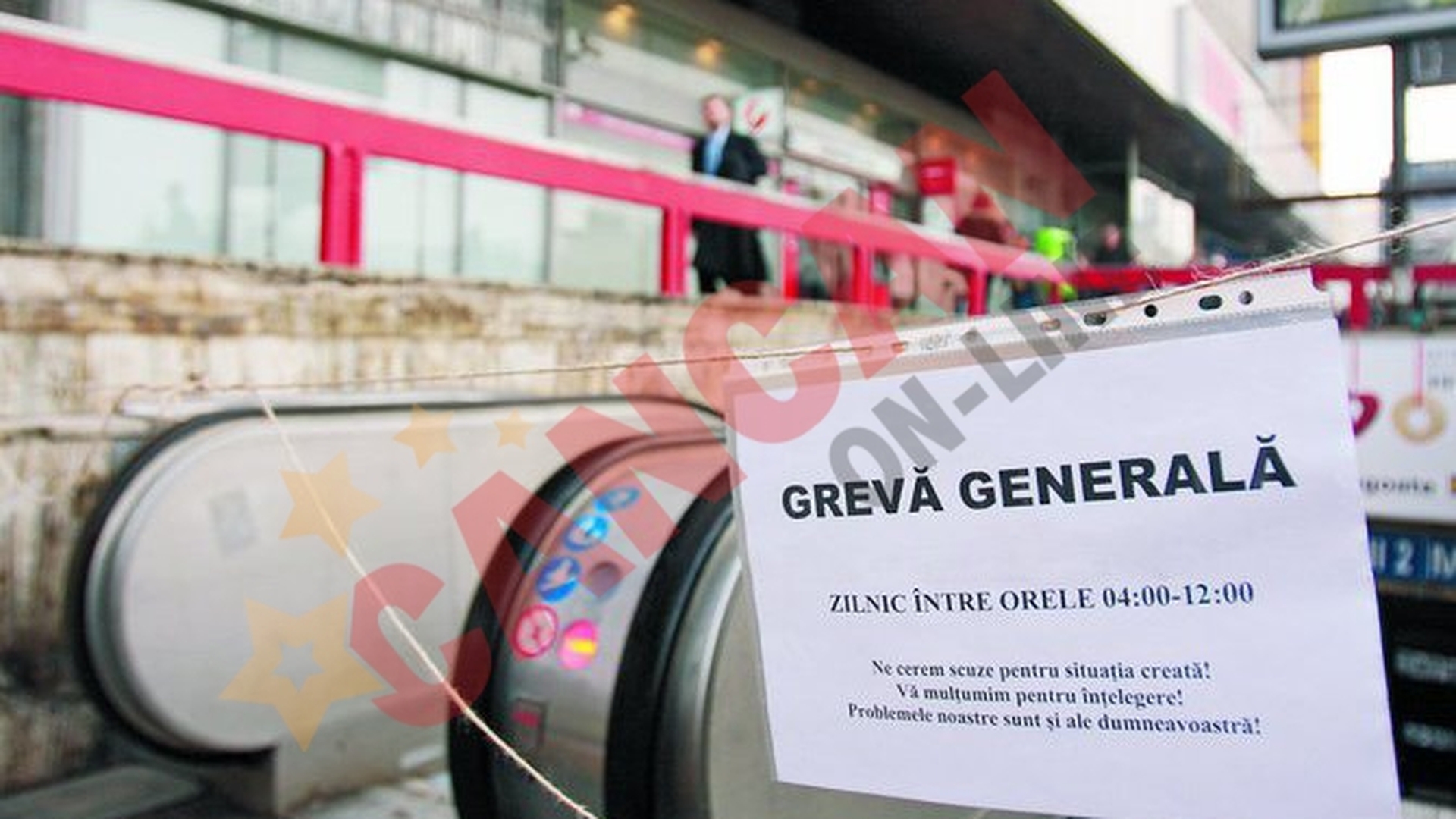 Metroul, tras pe dreapta opt ore! Nu circula pana la ora 12