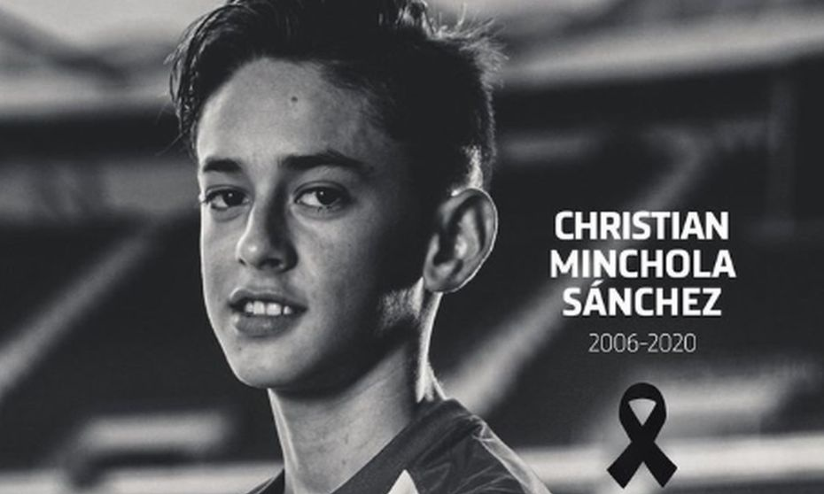 Cristian Minchola Sanchez, fotbalist la Atletico Madrid, a murit. Avea doar 14 ani