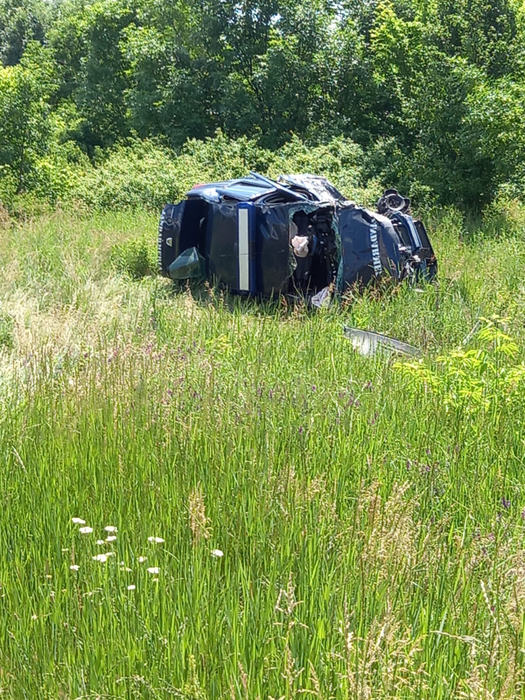 Dubă a jandarmeriei, implicată într-un accident grav pe DN6. Șoferul vinovat a făcut infarct la volan