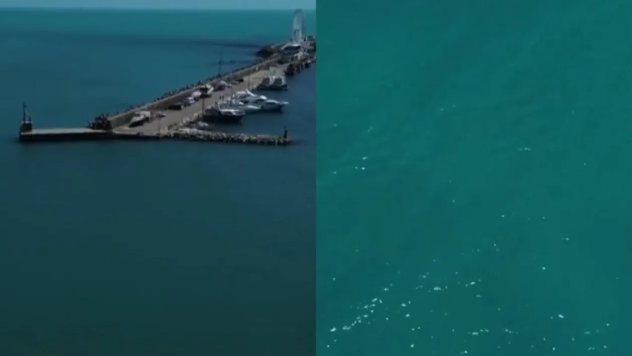 Marea Neagră și-a schimbat culoarea! Cum arată acum litoralul românesc