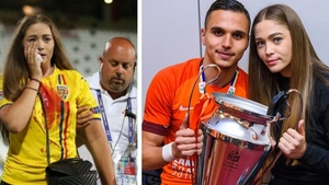 Iubita lui Cristi Manea, în tribune la meciul României U21 cu Germania. Cum arată Andreea la câteva zile după ce a fost bătută de un suporter