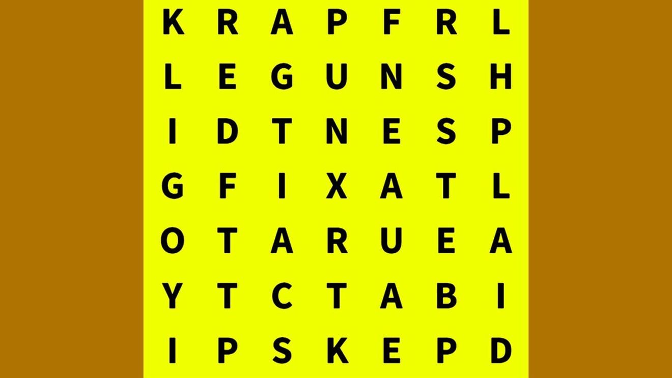 TEST IQ | Găsiți cuvântul "arid" în maximum 7 secunde!