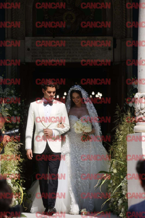 Ianis Hagi și Elena Tănase au ieșit din biserică