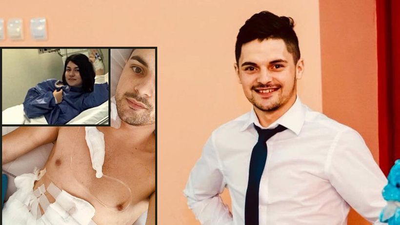Imagini şocante! Cum arată operaţia lui Romeo, tânărul care a donat o parte din ficat unei necunoscute fără să ceară nimic în schimb