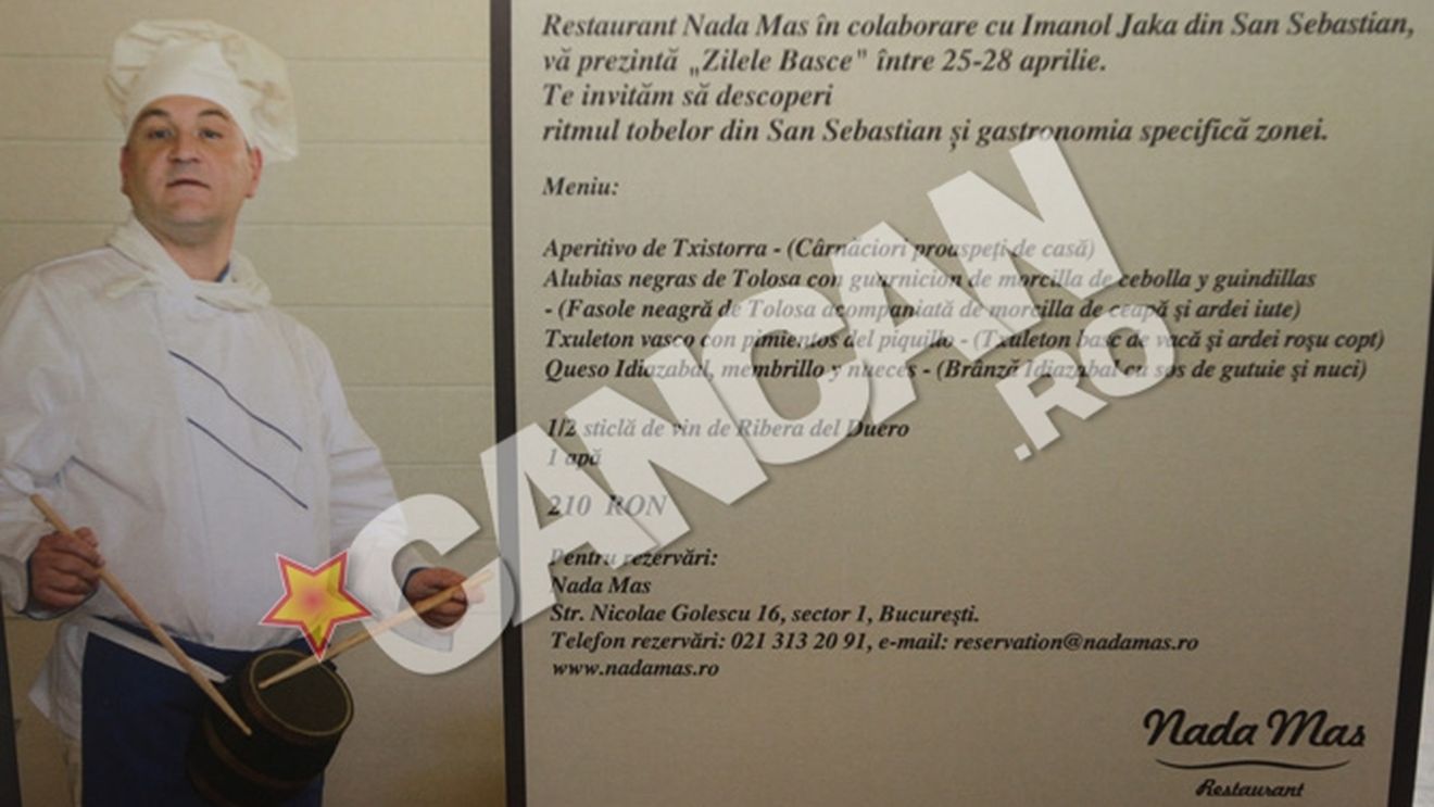 S-au distrat ca baietii la un restaurant cu specific spaniol! Balint si Belodedici s-au delectat cu preparate din carne de vita adusa din Tara Bascilor!