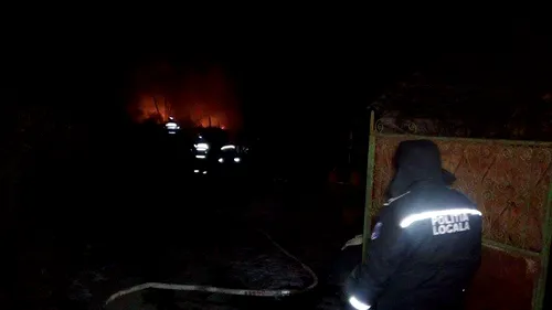 Un bărbat din Gorj a murit carbonizat în locuința sa care a luat foc