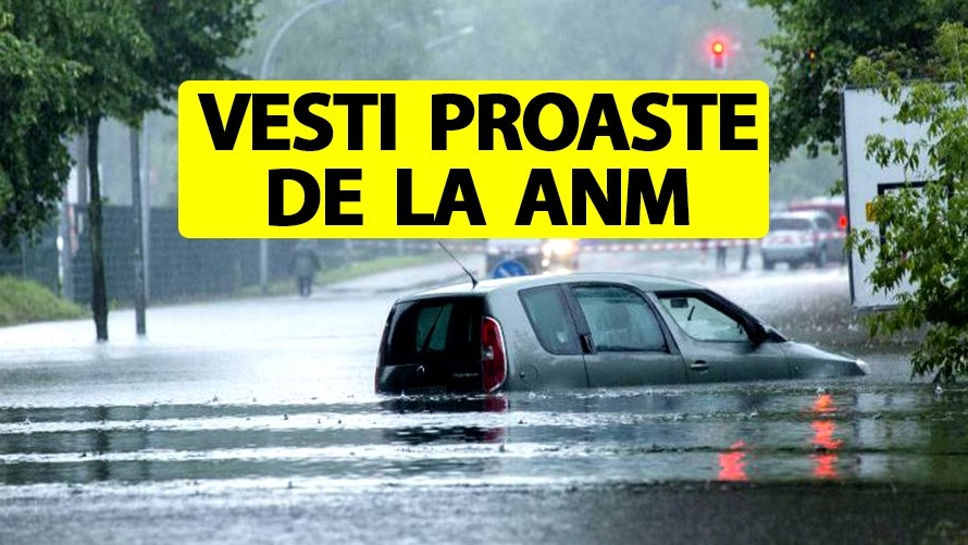 Vești proaste de la ANM. Vremea se răcește chiar de azi. Sunt anunțate furtuni și ploi abundente