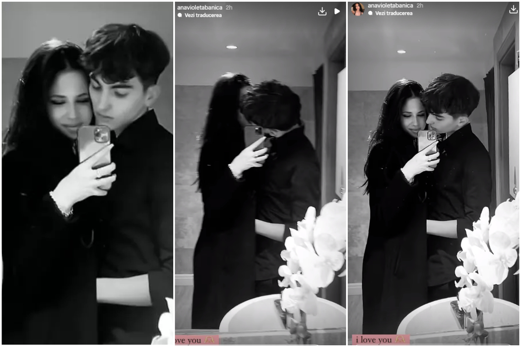 Violeta Bănică și iubitul ei, George / Foto: Instagram