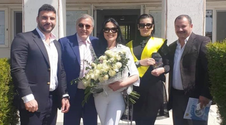 Ilie Năstase și Ioana Simion, după ce s-au cununat civil