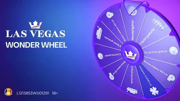 (P) Wonder Wheel Las Vegas Casino: premii de peste 1.300.000 lei în mai puțin de o oră