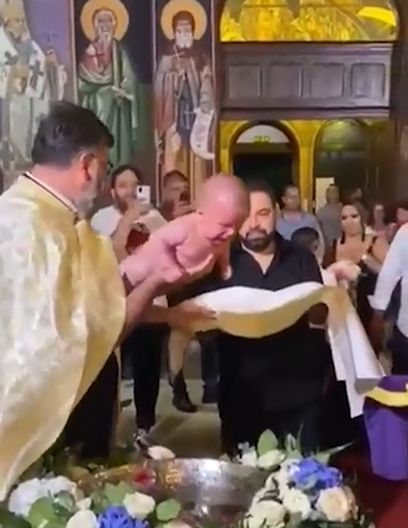 Florin Salam și Roxana Dobre au botezat un băiețel în acest weekend