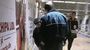 Un bătrânel care cântă la frunză, la metrou în București, luat pe sus de Poliție! ”E prima dată când văd așa ceva cu ochii mei”