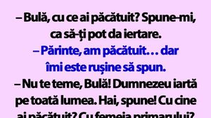 BANC | "Bulă, cu ce ai păcătuit? Spune-mi, ca să-ți pot da iertare"