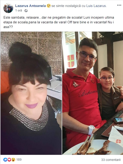 Cum arată Antoanela, fosta soție a lui Luis Lazarus. Are un băiat cu ea. FOTO