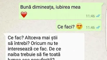 Bancul începutului de săptămână | Bună dimineața, iubirea mea! Ce faci?