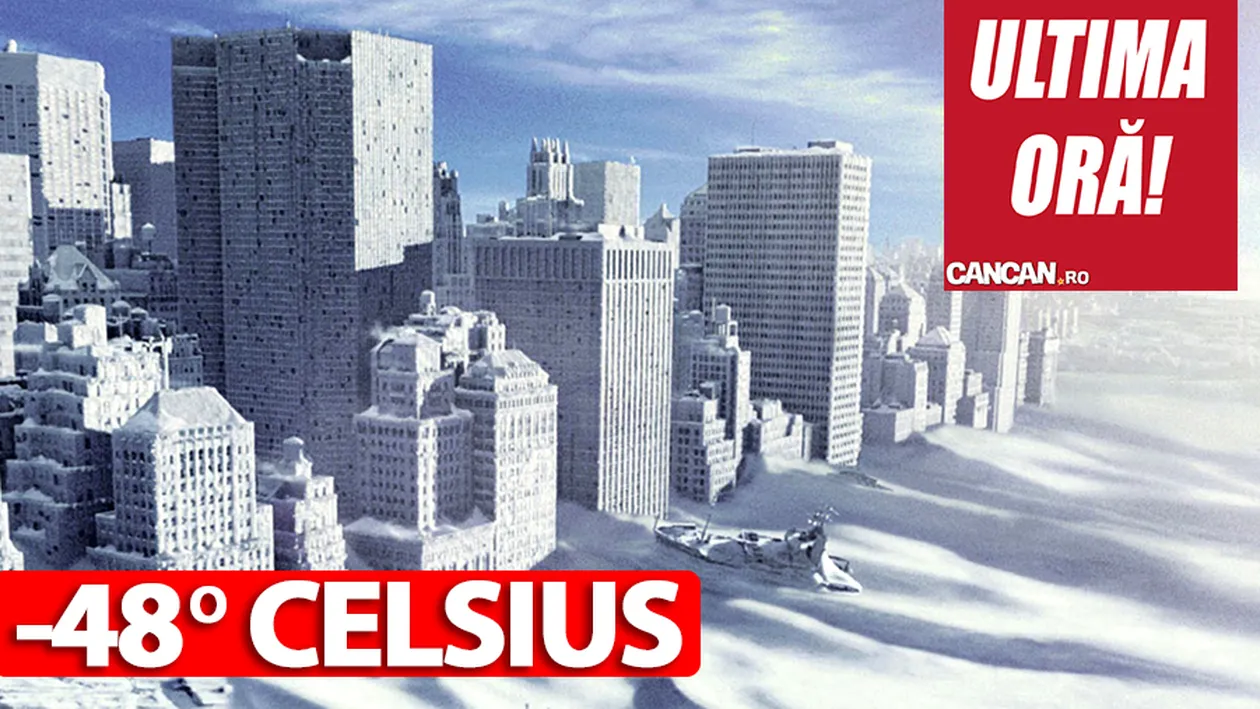 Vine vortexul polar pe 1 februarie! Sunt anunțate temperaturi de -48 de grade Celsius