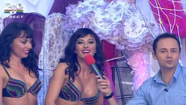 VIDEO SUPER SEXY! Cheeky Girls au facut baie in direct la TV! Uite cum s-au spalat una pe cealalta!