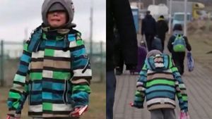 Incredibil! Un băiețel de doar 5 ani a trecut granița singur, plângând. Micuțul a venit pe la punctul de trecere a frontierei Medika, din Polonia