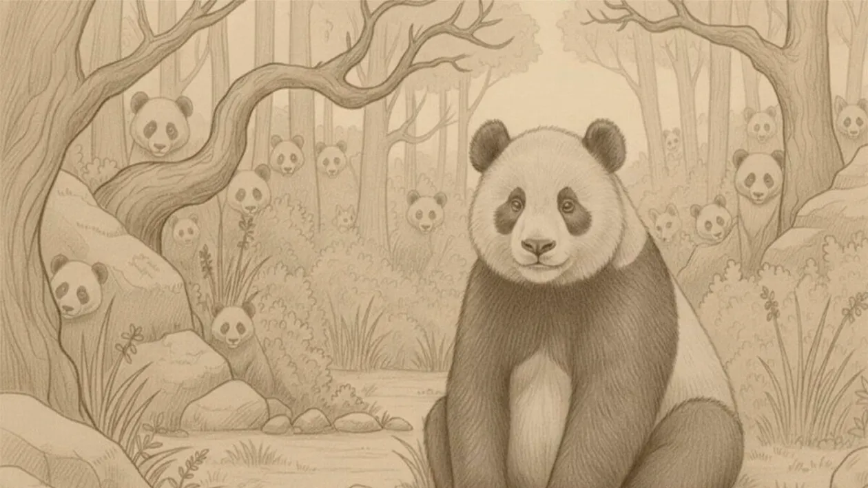 Test de perspicacitate | Câți ursuleți panda sunt, în total, în această poză?