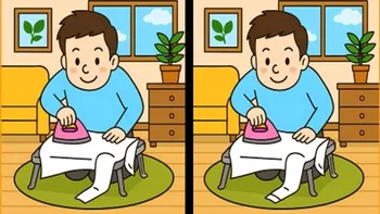 Test de perspicacitate | Acești doi băieți par identici, dar nu sunt. Găsiți cele 3 diferențe în 85 de secunde!