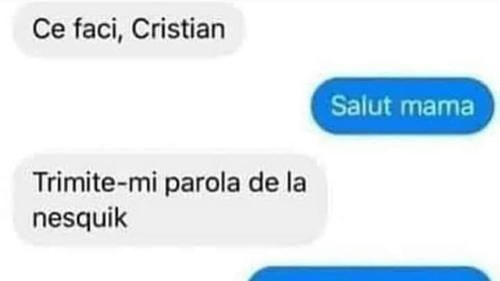 BANCUL ZILEI | "Ce faci, Cristian? Trimite-mi parola de la Nesquik"