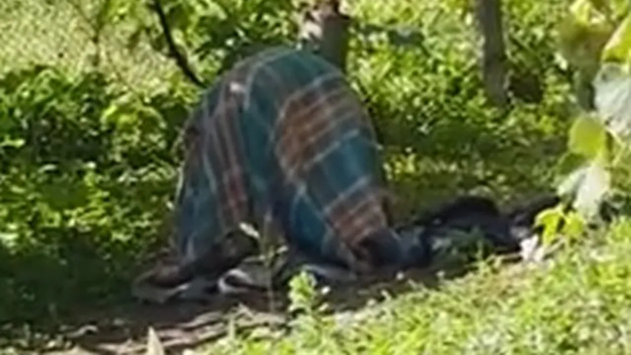 VIDEO - Imagini ŞOCANTE! O tânără din Ursaţi cu handicap, ţinută în lanţuri legată de un stâlp ca un animal 