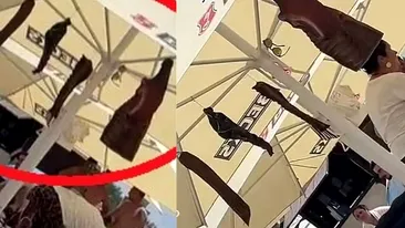 Să vezi și să nu crezi! Ce a făcut un turist pe plaja din Costineşti, ca să scape de prețurile exagerate de pe litoral