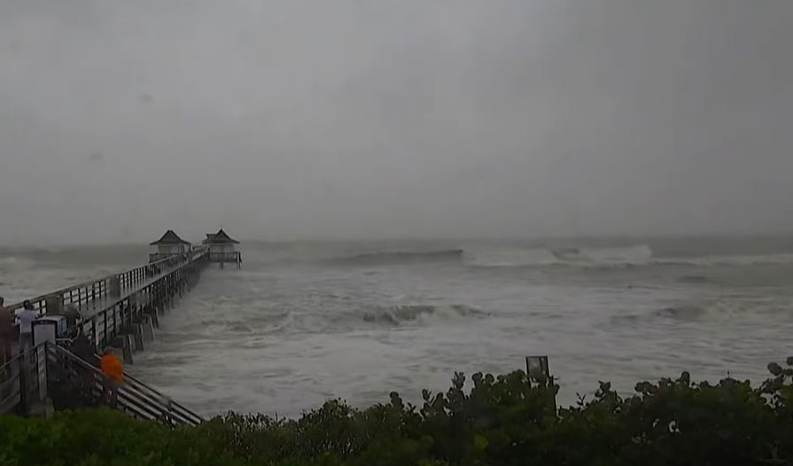 Uraganul Ian a lovit Florida. Sursă foto: Captură video