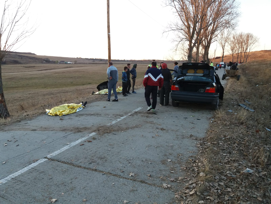 Grav accident de circulație în Vârvoru de Jos, Dolj