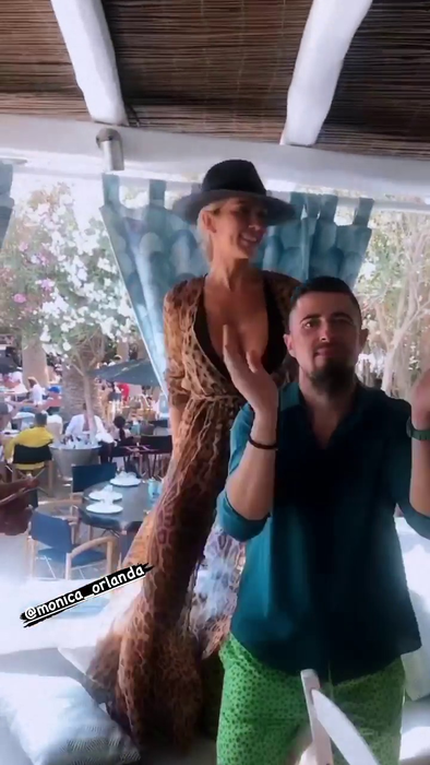 Alin Cocoș și iubita lui, Monica Orlanda (sursa foto Instagram)