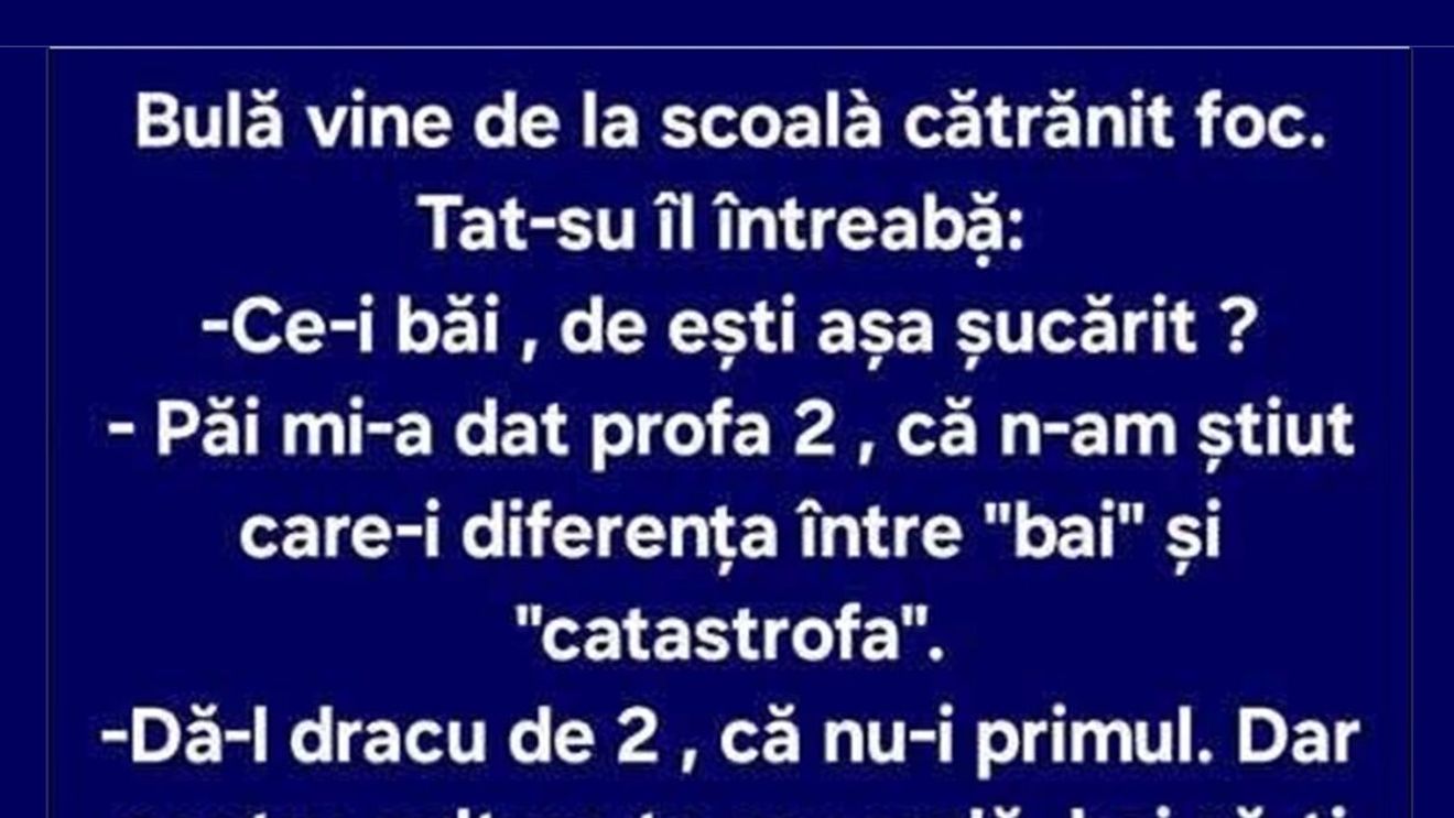 BANC | Bulă, baiul și catastrofa