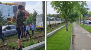 Explicația halucinantă a tânărului care a blocat tramvaiul pe unul dintre cele mai circulate bulvarde din București: „M-a dus...”. VIDEO