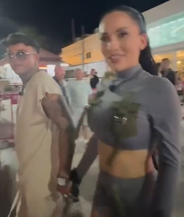 George Jaguarul a fost surprins alături de Mira, la date, în timpul filmărilor- sursa- TikTok