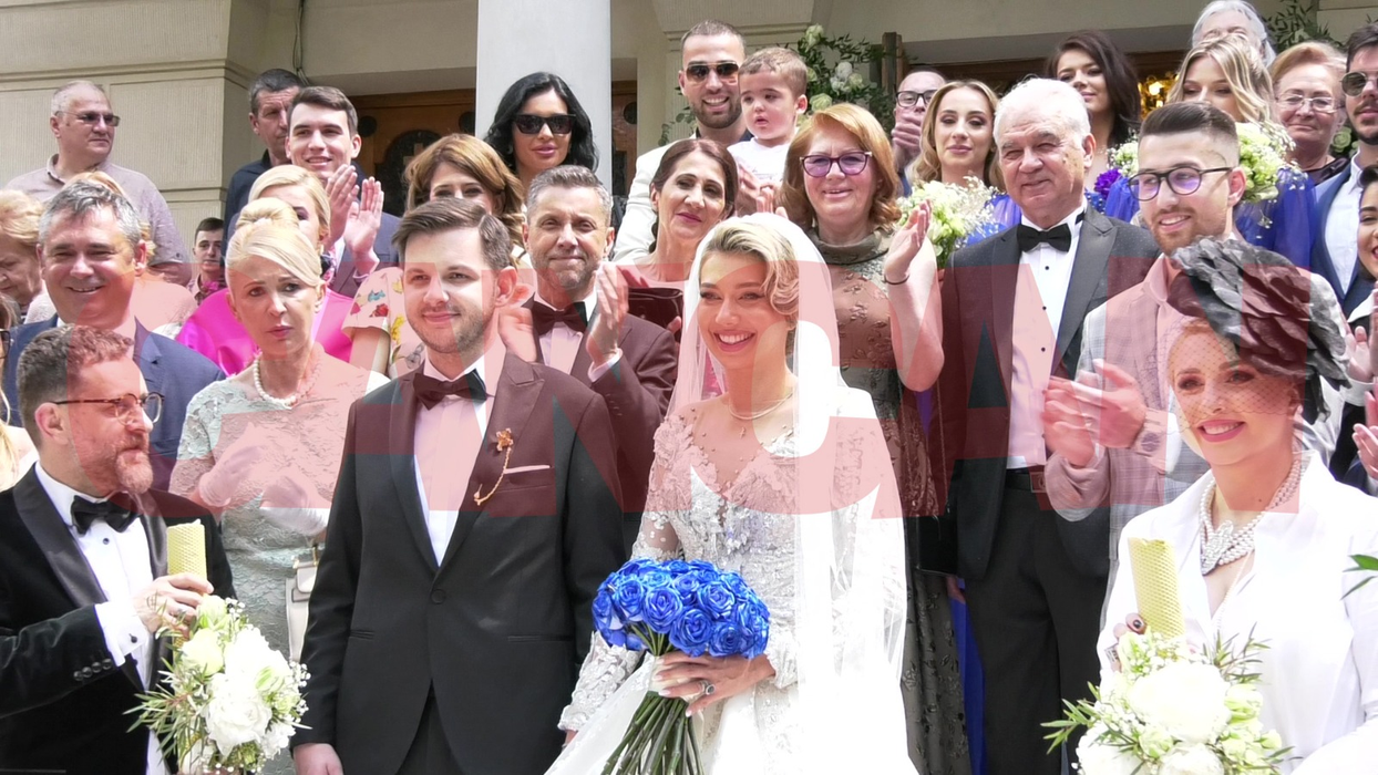 Maria Iordănescu și Teodor s-au cununat religios (Foto: CANCAN.RO)