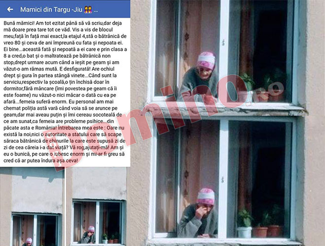 Caz scandalos în Târgu-Jiu! O bătrână este agresată și lăsată nemâncată de propria fiică