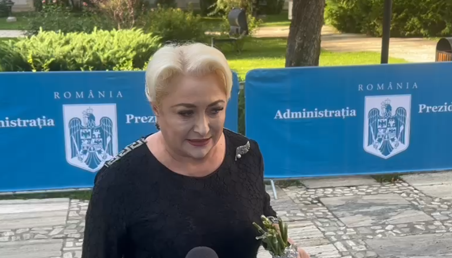 Cum a apărut Viorica Dăncilă la priveghiul lui Ion Iliescu? Toate privirile s-au întors către ea