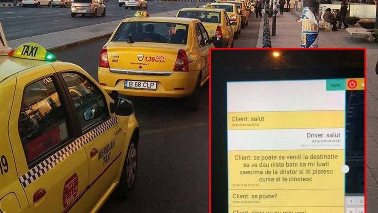 Nu e banc! Ce răspuns genial i-a oferit un taximetrist unui client, după ce acesta i-a cerut o shaorma pe aplicație