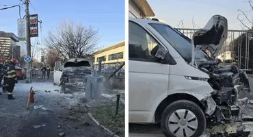 Grav accident de circulație în București! O femeie a fost lovită pe trotuar