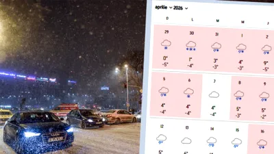 Vortex polar | Ninge în România și în aprilie, și în mai. Pe ce dată scăpăm de iarnă, de fapt, potrivit meteorologilor Accuweather