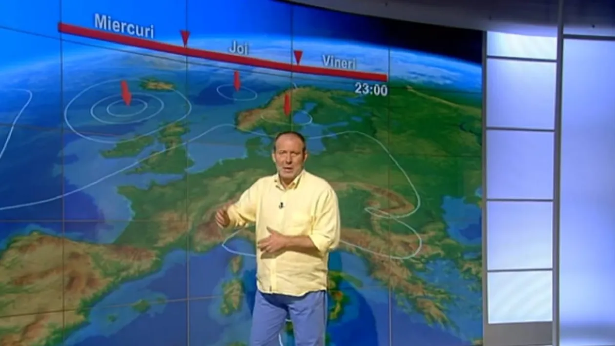 A REVENIT! El a prezentat azi dimineață Meteo la Știrile Pro TV